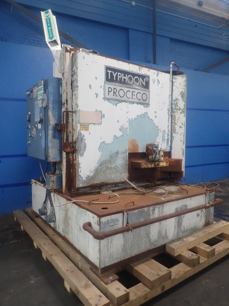 Proceco 48" Rotary Table 2000# Typhoon Hd 48-48-e-2000 Rotary Parts Washer - Typhoon Hd 48-48-e-2000