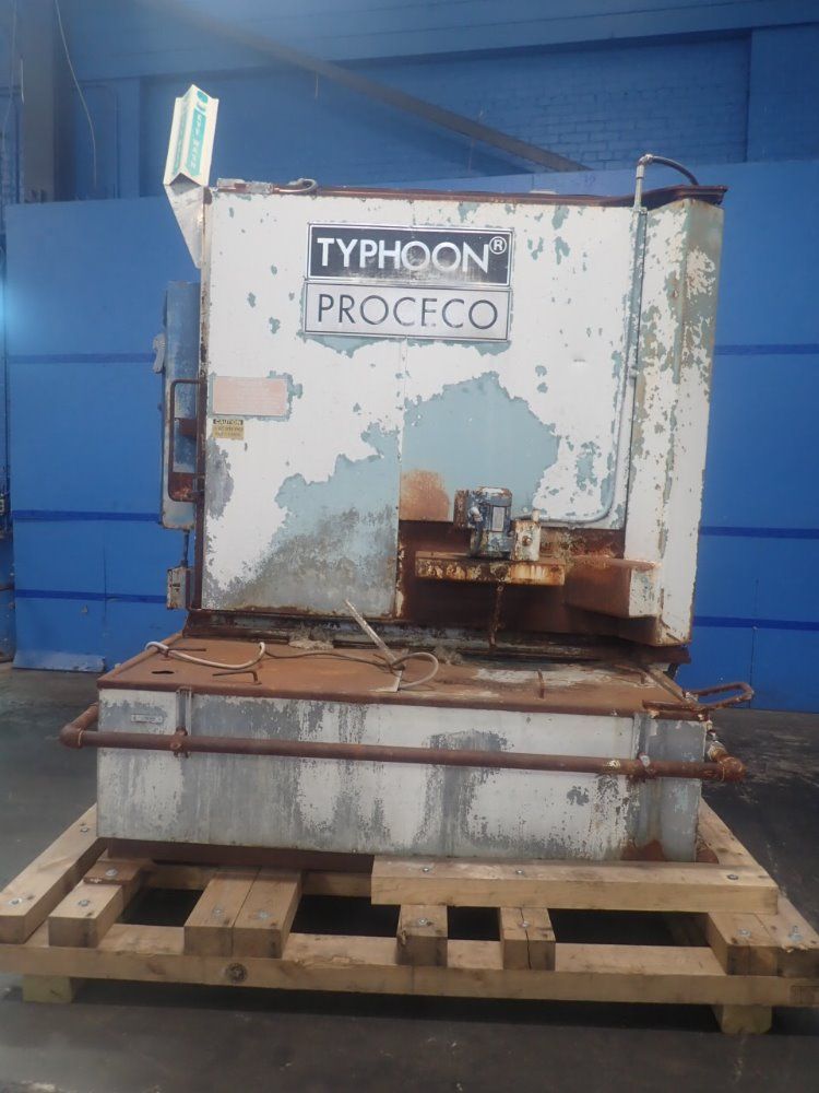 Proceco 48" Rotary Table 2000# Typhoon Hd 48-48-e-2000 Rotary Parts Washer - Typhoon Hd 48-48-e-2000