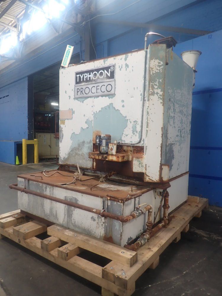 Proceco 48" Rotary Table 2000# Typhoon Hd 48-48-e-2000 Rotary Parts Washer - Typhoon Hd 48-48-e-2000
