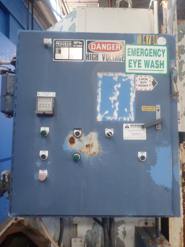 Proceco 48" Rotary Table 2000# Typhoon Hd 48-48-e-2000 Rotary Parts Washer - Typhoon Hd 48-48-e-2000