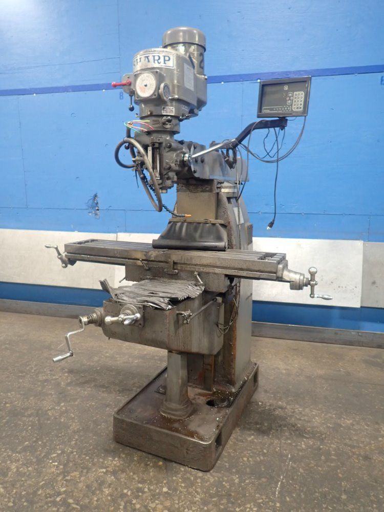 Sharp 10" X 51" Hmv Vertical Mill - Hmv