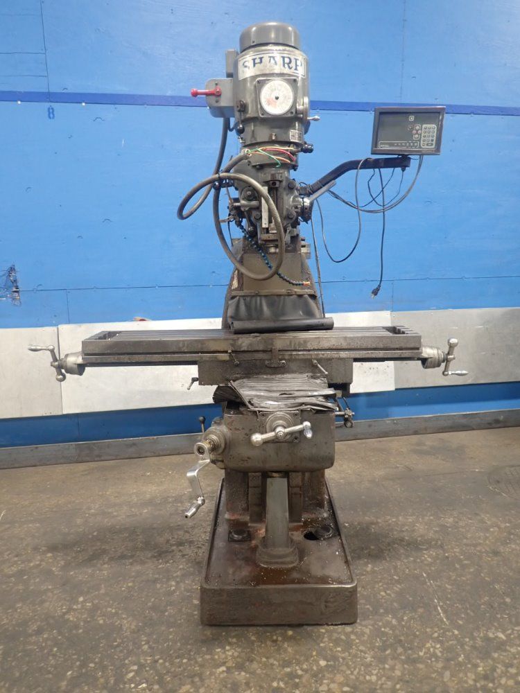 Sharp 10" X 51" Hmv Vertical Mill - Hmv