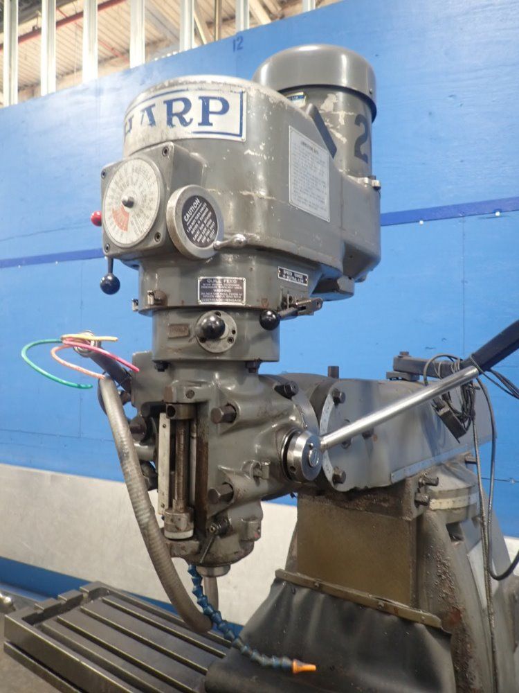 Sharp 10" X 51" Hmv Vertical Mill - Hmv