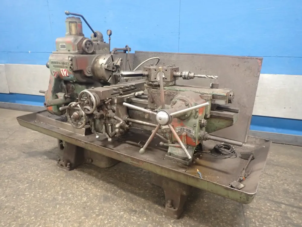 Warner & Swasey 20" Swing 48" Bed No5 M-1740 Turret Lathe - No5 M-1740