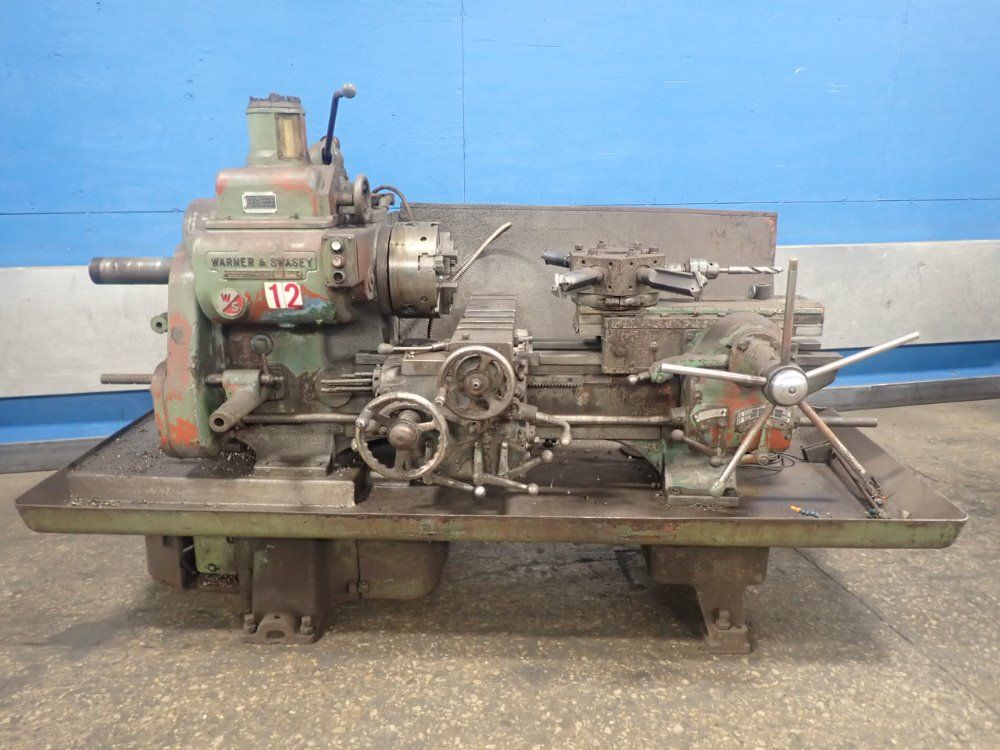 Warner & Swasey 20" Swing 48" Bed No5 M-1740 Turret Lathe - No5 M-1740