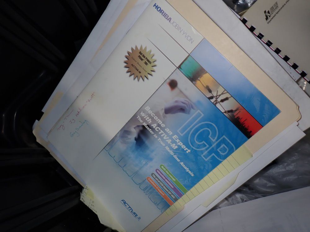 Horiba Jobin Yvon Atomic Emission Spectrometer