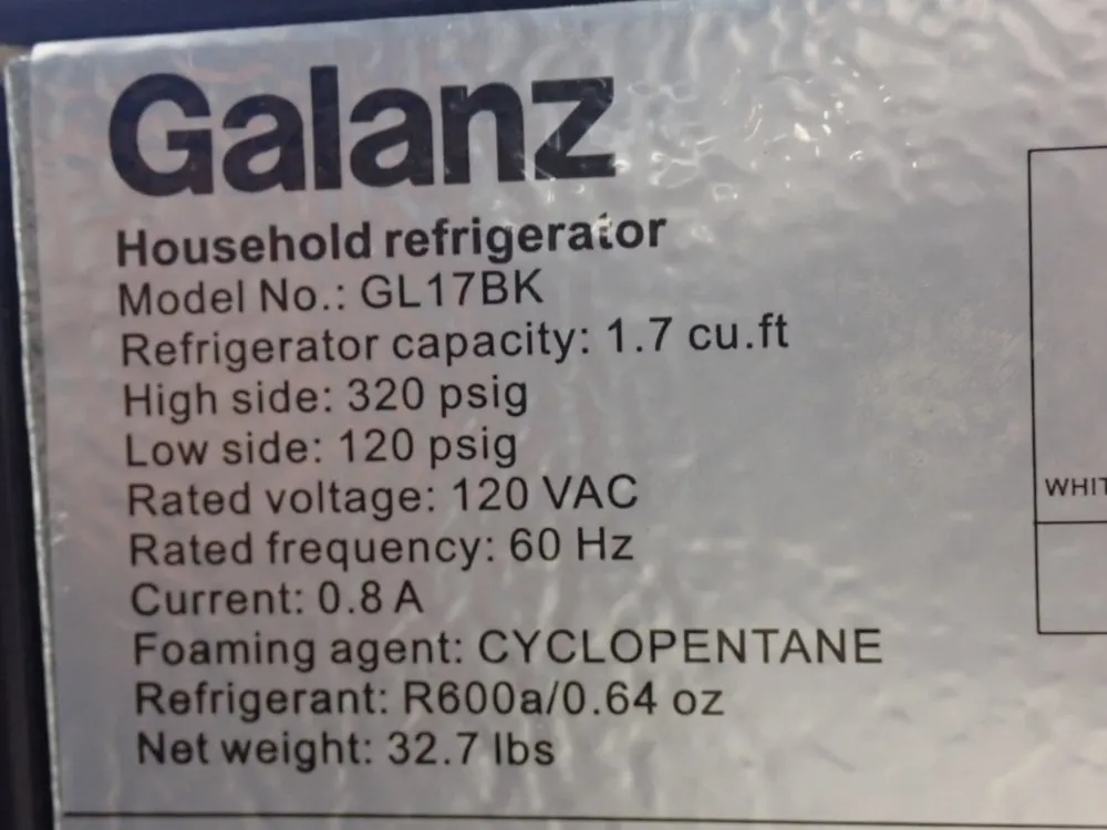 Galanz Refrigerator