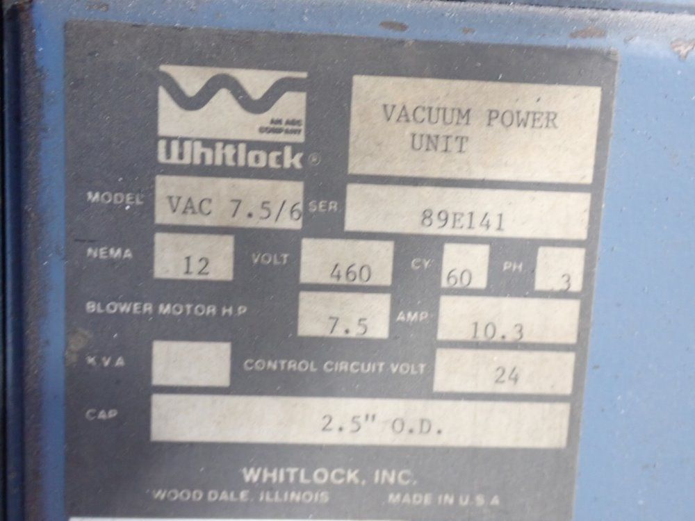 Aec Whitlock Vacuum Blower