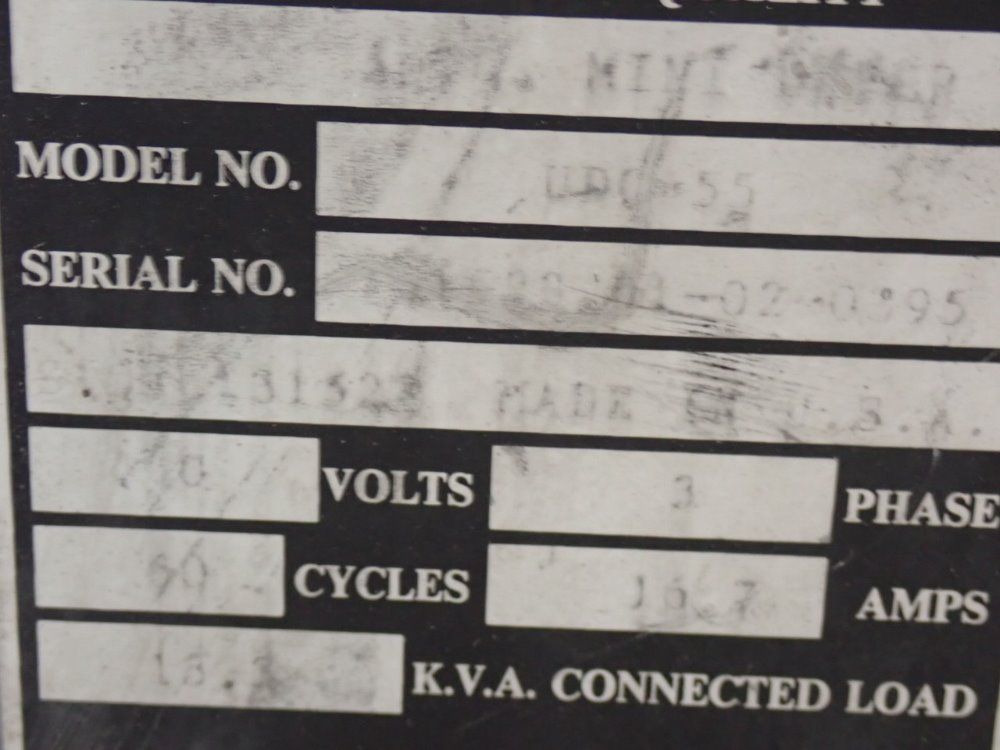 Una-dyn/ Mann & Hummer Dual Hopper Dryer