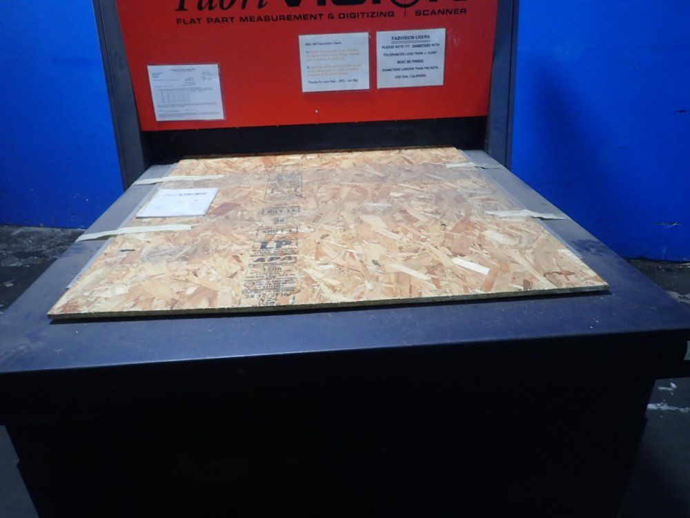 Fabri Vision Flat Part Measurment And Digitizing Scanner