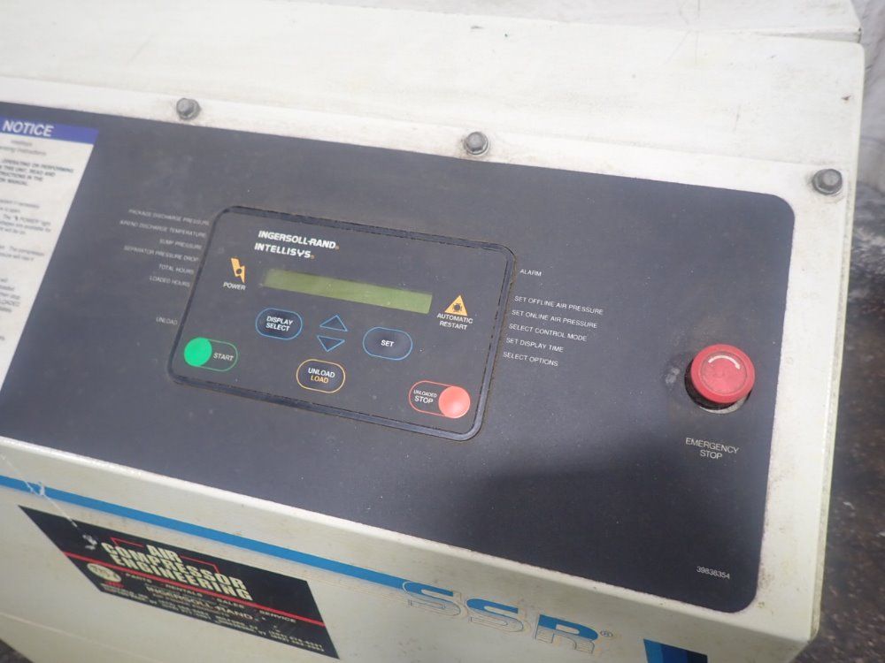 Ingersoll-rand 25 Hp Ssr-ep25se Air Compressor - Ssr-ep25se