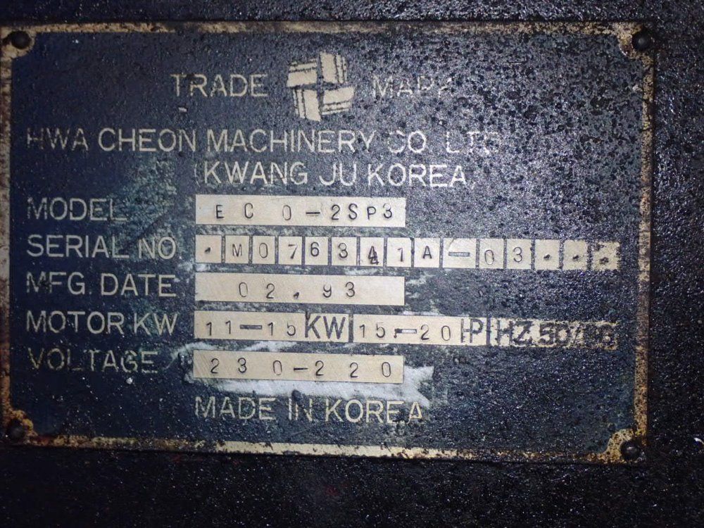 Hwacheon Dual-spindle Cnc Lathe - Eco 2sp3