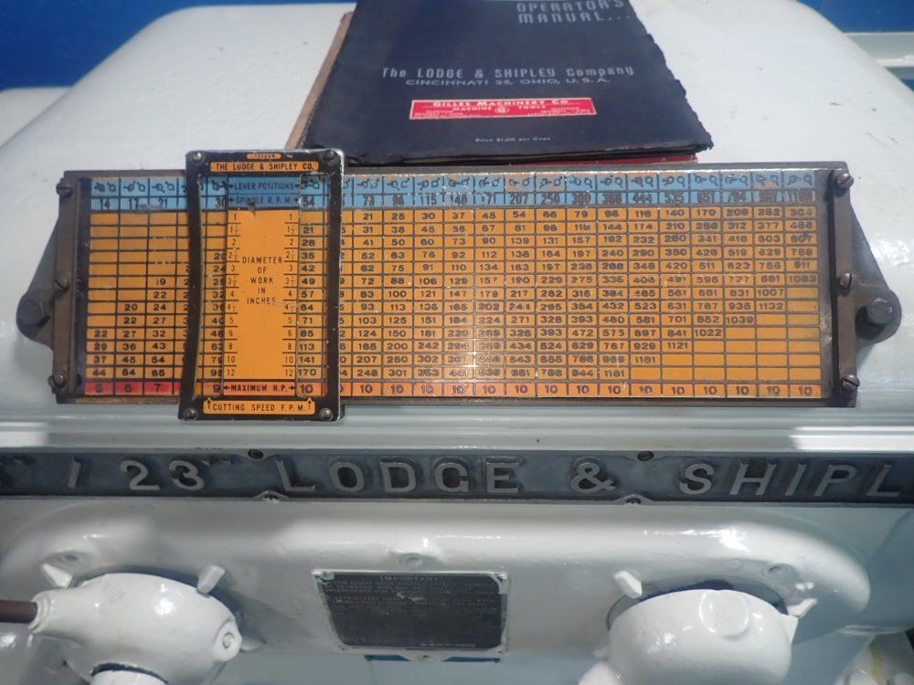 Lodge & Shipley Lathe