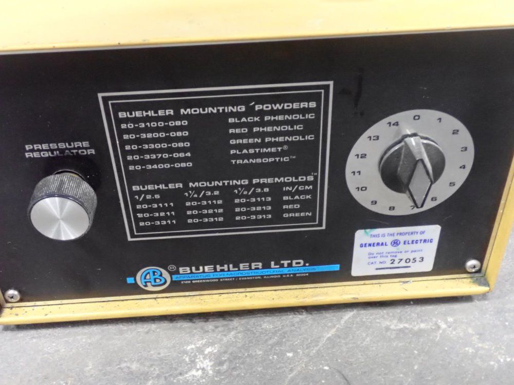 Buehler Ltd Mounting Press