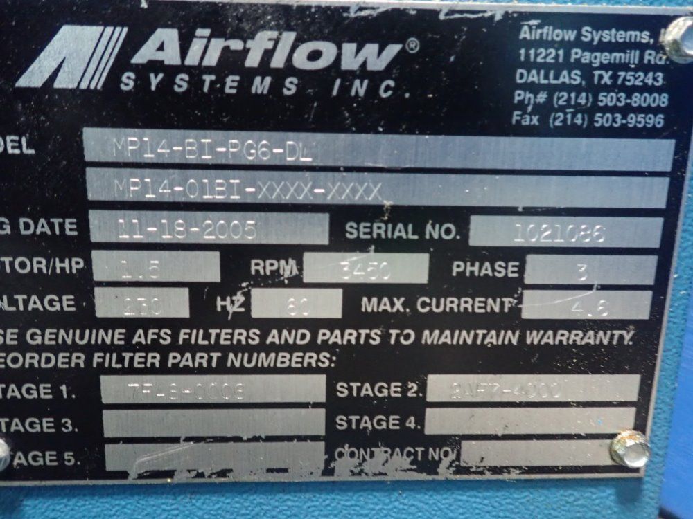 Air Flow Systems Air Filteration System
