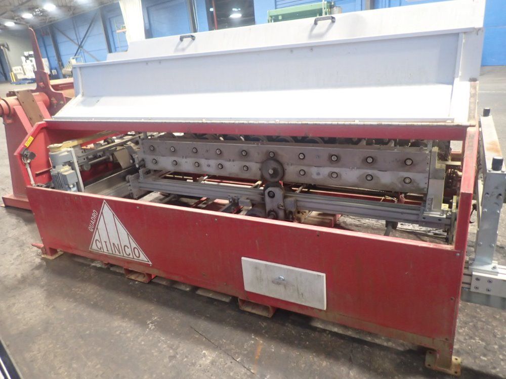 Schlebach 10 Station Quadro Cinco Standing Seam Roll Forming System - Quadro Cinco