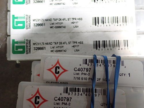 Greenfield Threading/cleveland Drill Taps