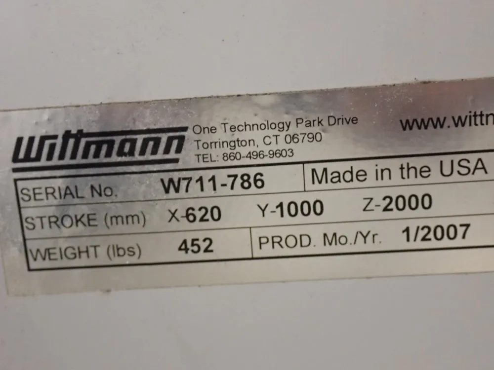Wittmann W711-786 Pick And Place Robot - W711-786