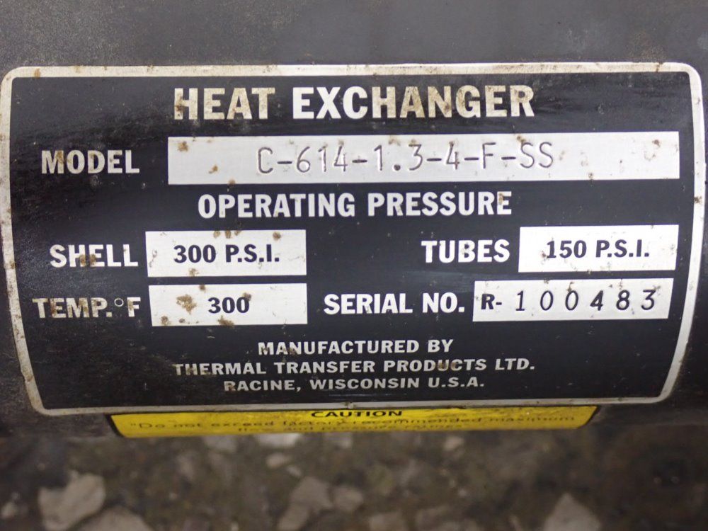 Thermal Transfer Products Heat Exchanger