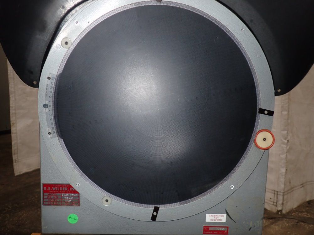 R.s. Wilder Optical Comparitor