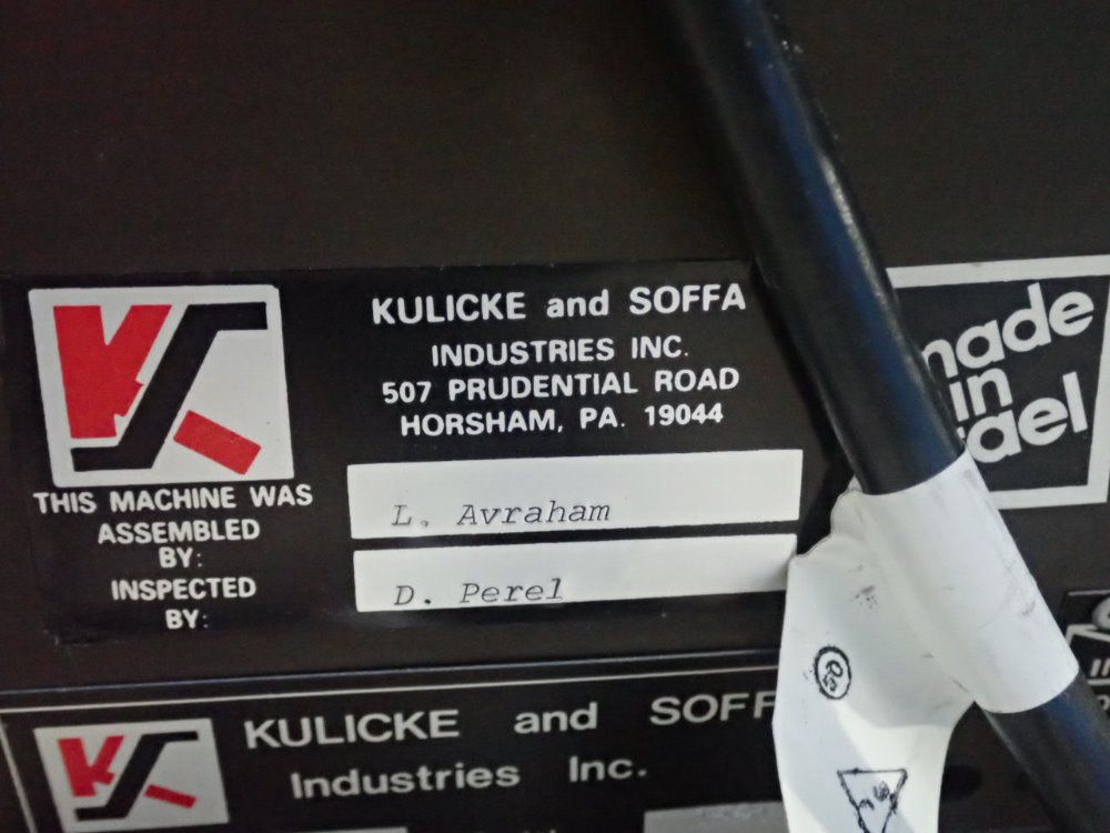 Kulicke And Soffa Wire Bonder System