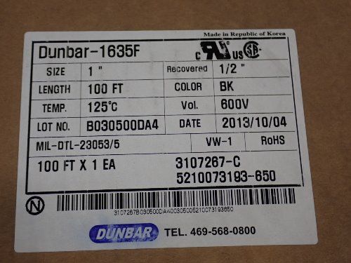 Dun Bar Heat Shrink Tubing