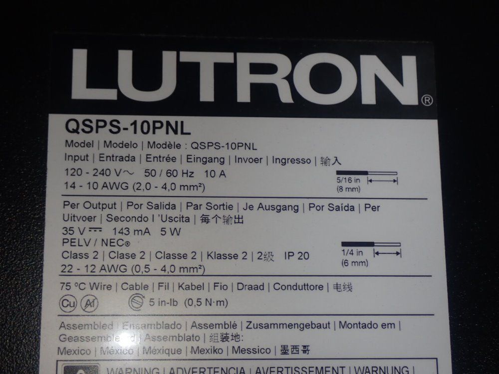 Lutron Power Supply