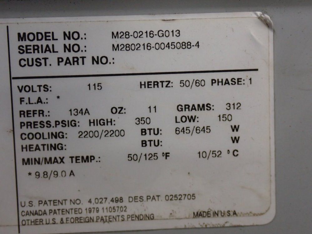 Apw/mclean Air Conditioner