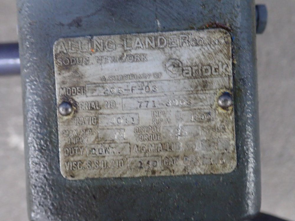 Alling Gear Reducer