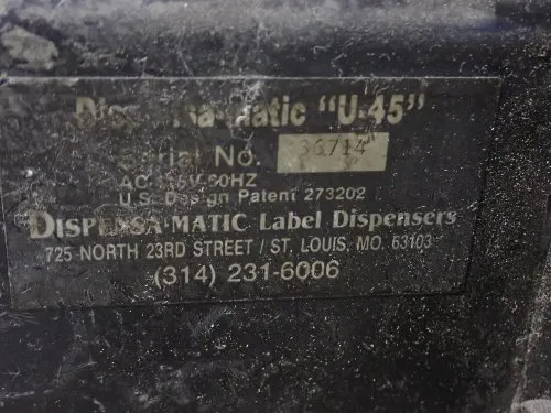 Dispensa Matic Label Rewinder