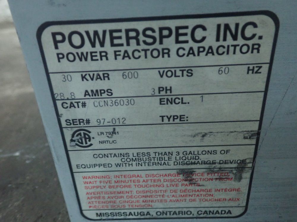 Powerspec Inc Power Factor Capacitor