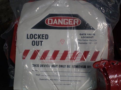 Stop Out Gate Valve Lock Outs
