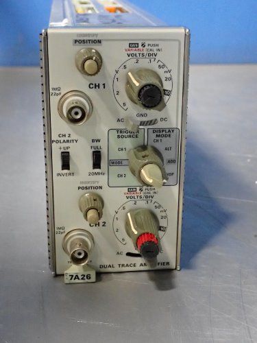 Tektronix Dual Trace Amplifier