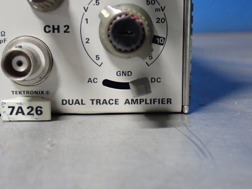 Tektronix Dual Trace Amplifier