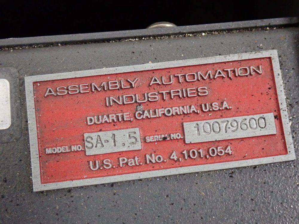 Assembly Automation Vibratory Screw Feed - Sa-1.5