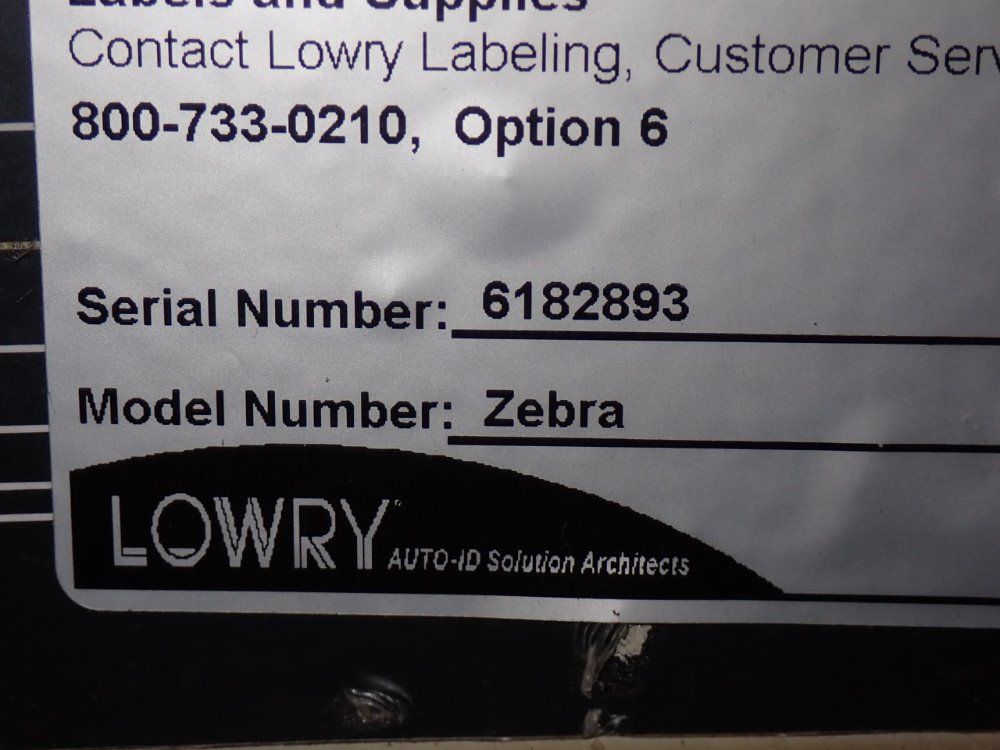 Lowry Lable Printer