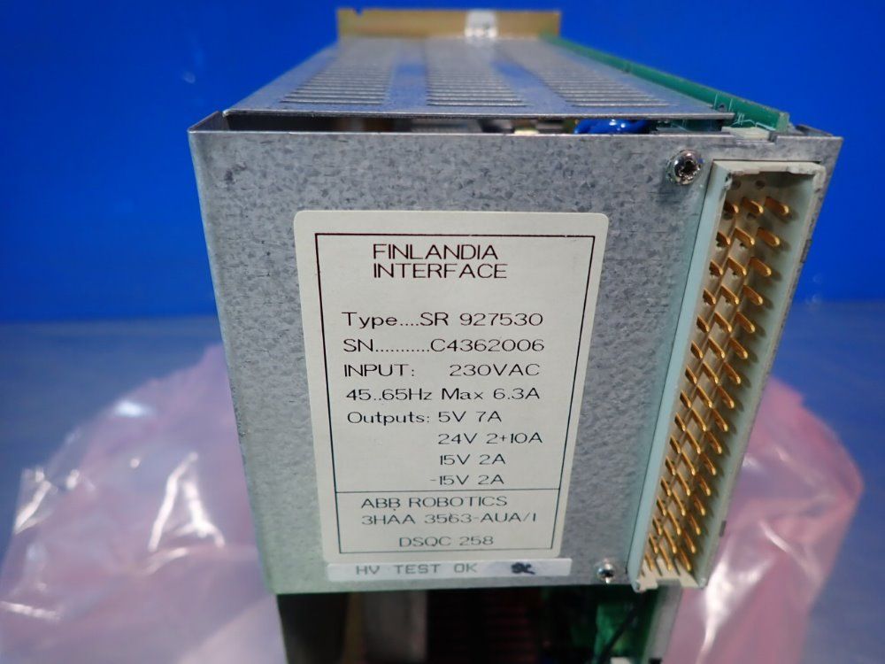 Abb Robotics Sr 927530 Power Supply Unit Finlandia Interface Repaired - Sr 927530