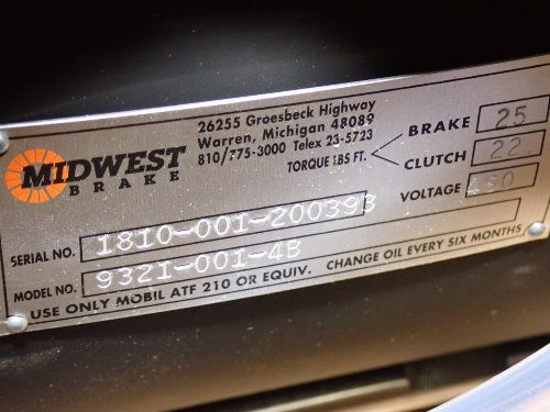 Midwest Brake Motor Brake