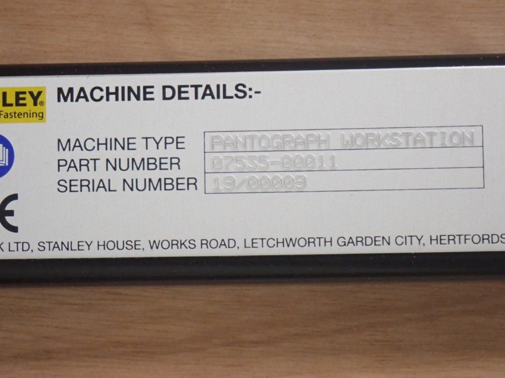 Avdel/pop Pantograph Workstation