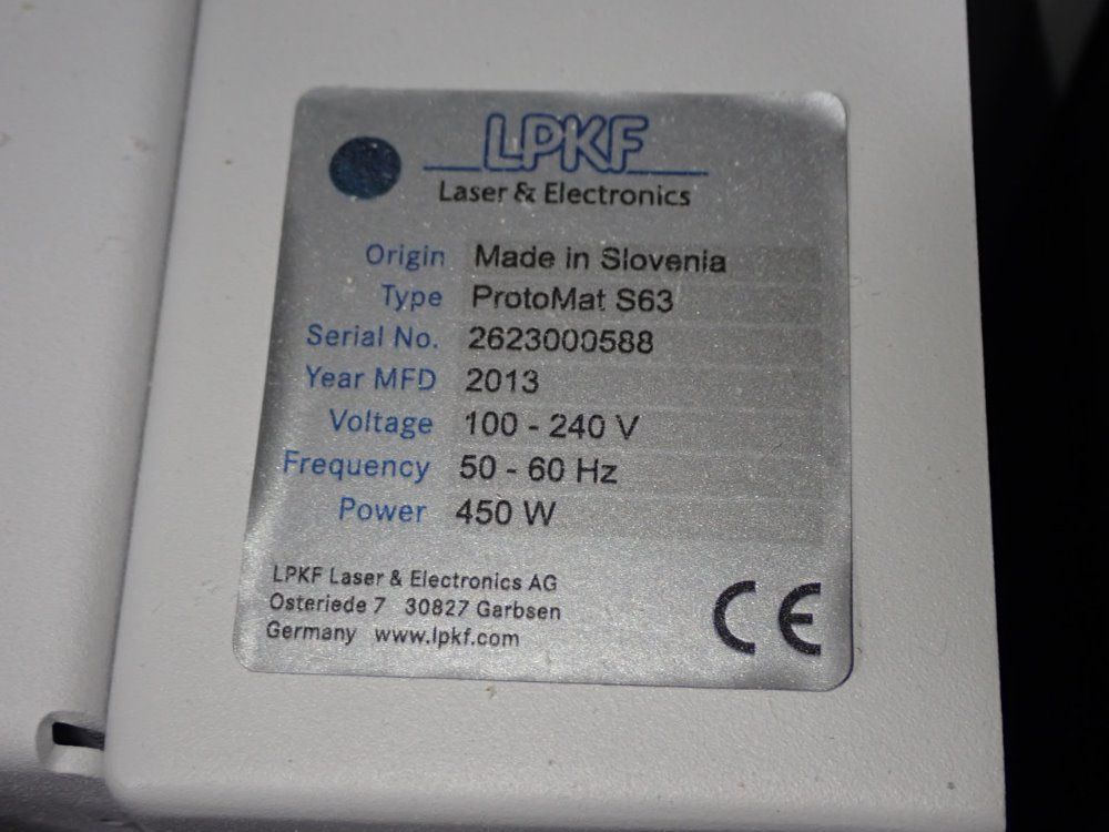 Lpkf Laser Electronics Laser Plotter