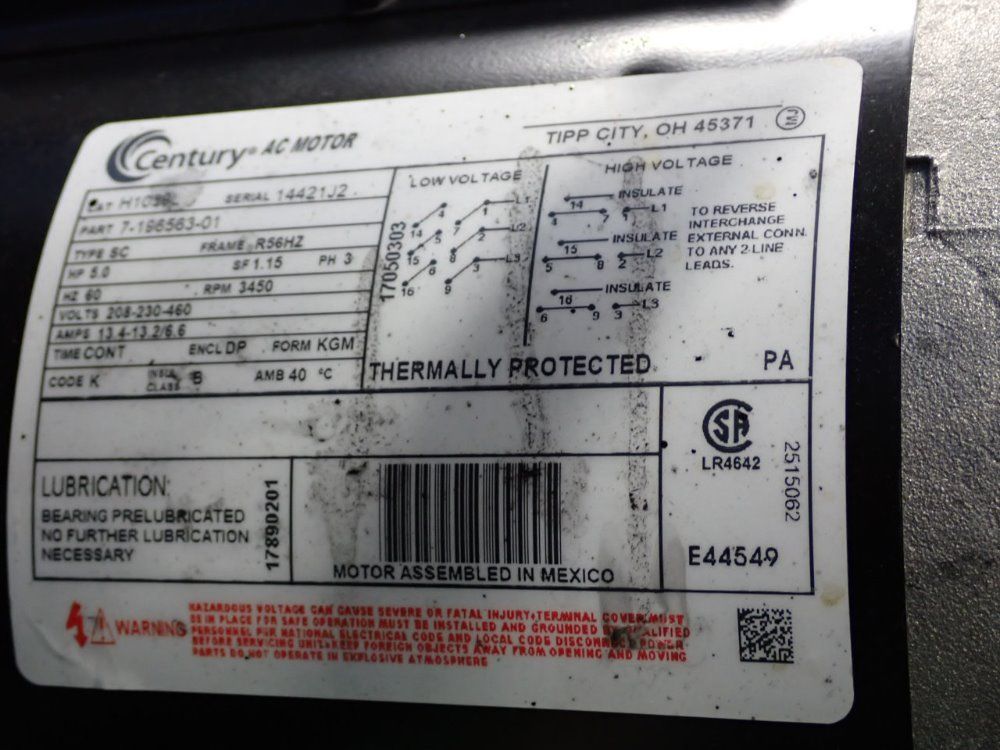 Speedaire 5 Hp Air Compressor - 4me98a(agm07)