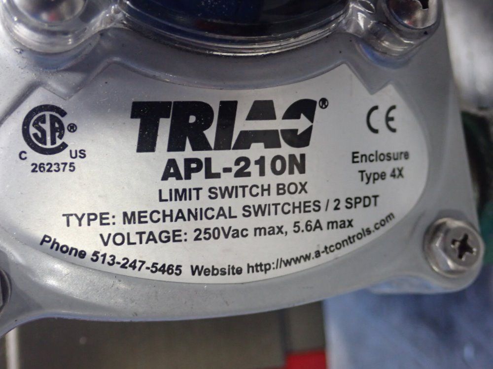 Triad Actuator Butterfly Valve