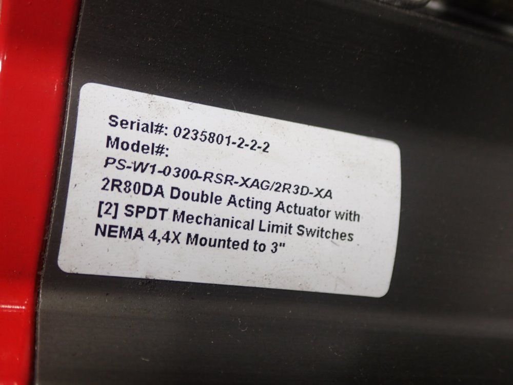 Triad Actuator Butterfly Valve