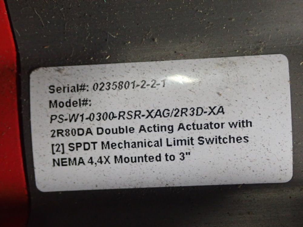 Triad Actuator Butterfly Valve