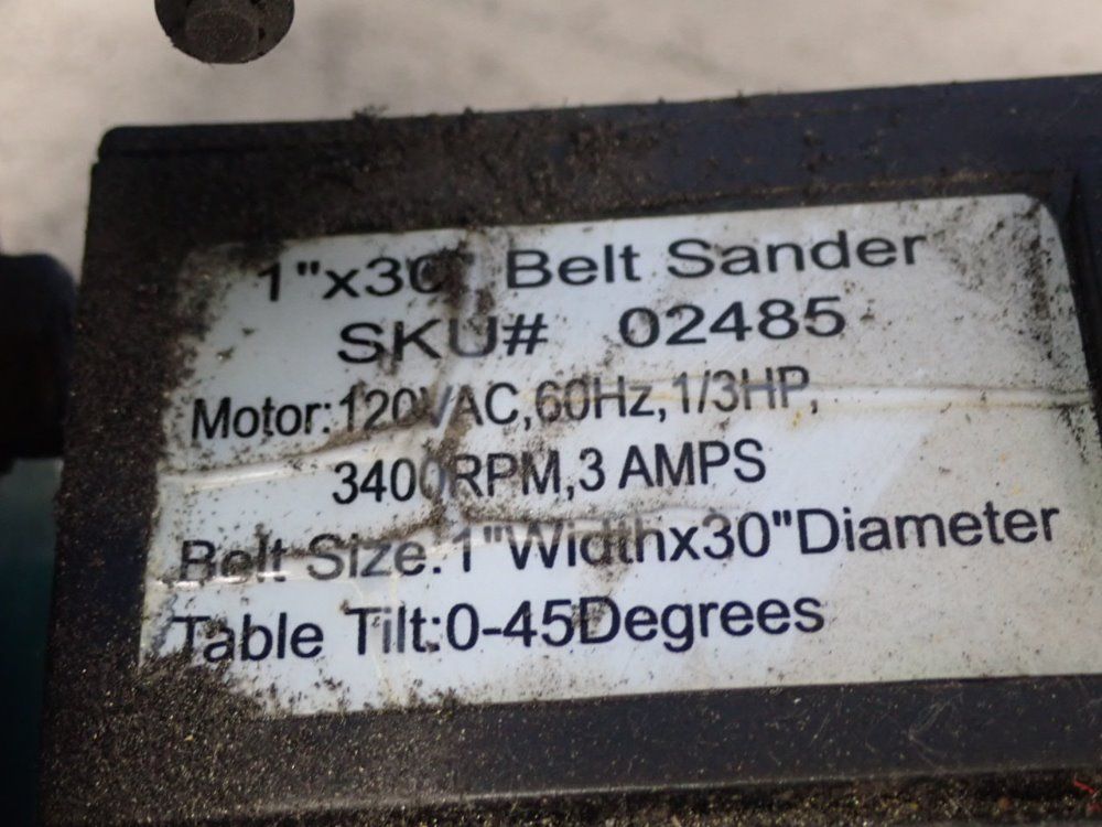 Central Machinery Belt Sander