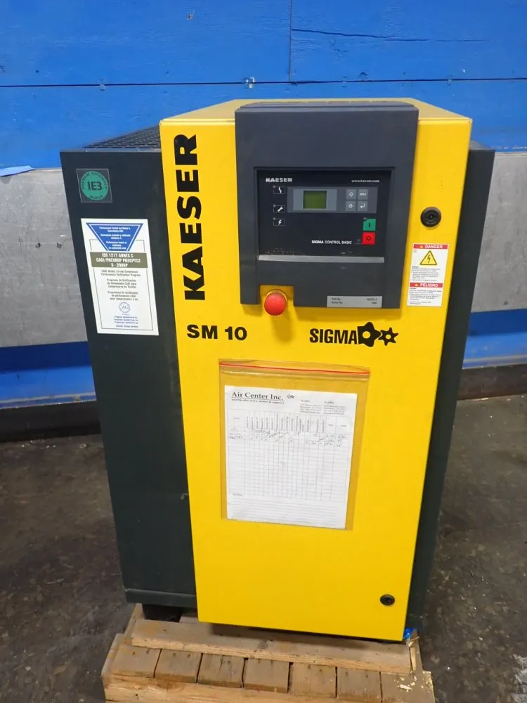 Kaeser 10 Hp Sm10 Air Compressor - Sm10