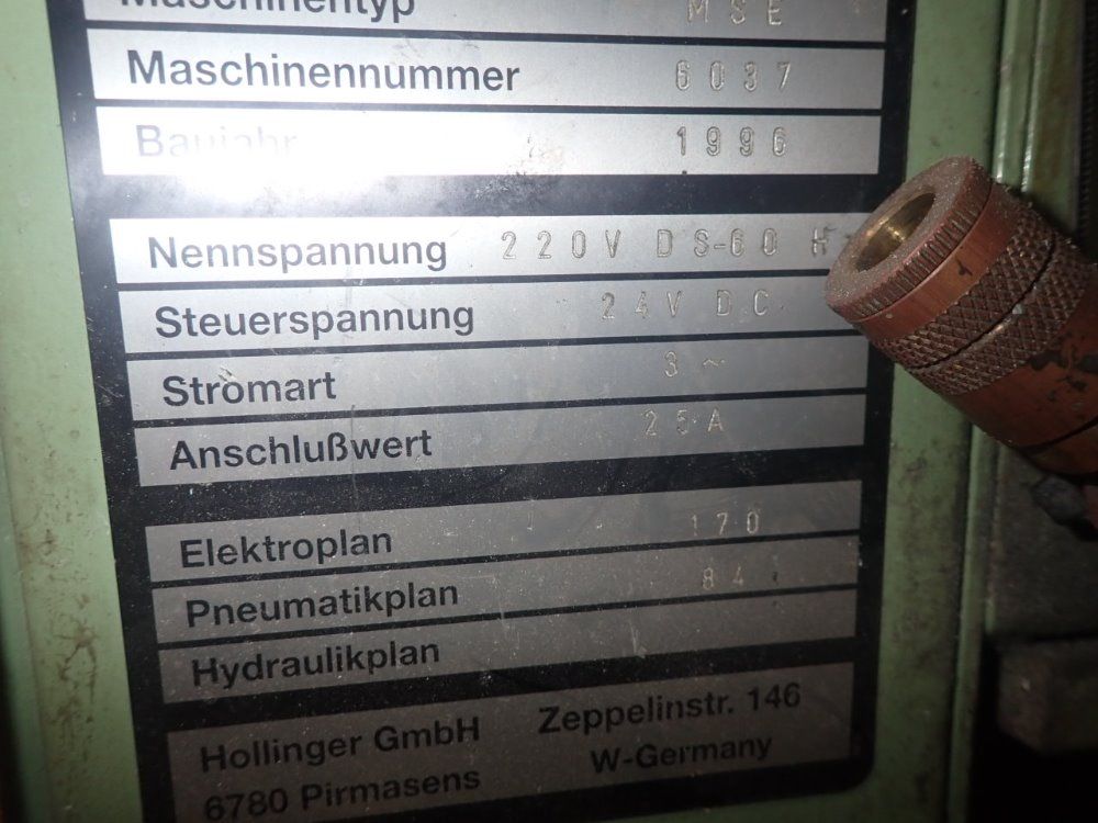 Hollinger Mse 4 Point Fusion Welder - Mse