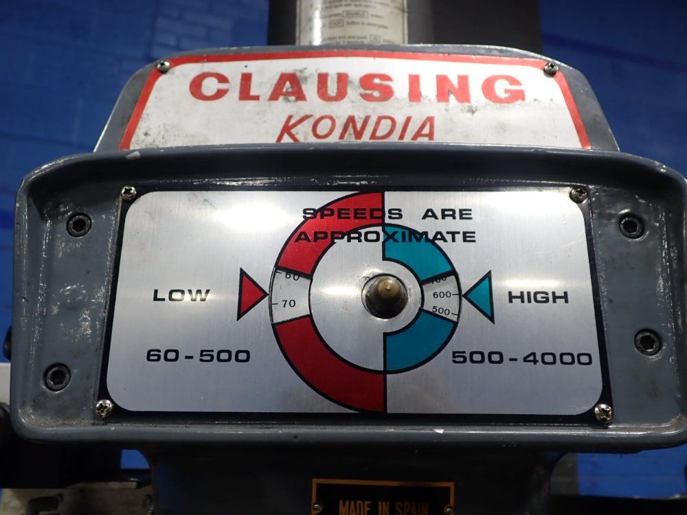 Clausing Kondia Cnc Vertical Mill