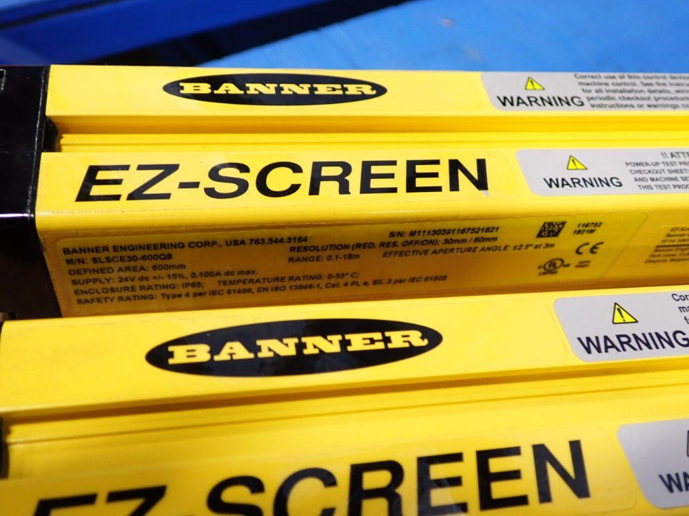 Banner Engineering 600mm Ez Screen Curtain Kit - Slscr30-600q8