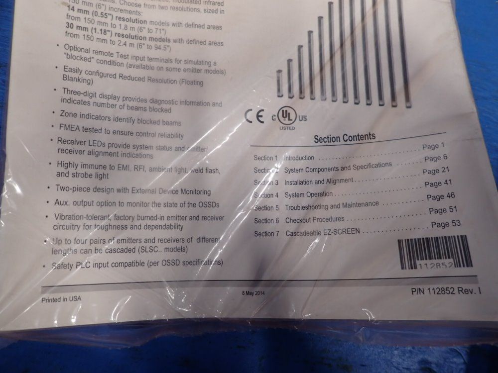 Banner Engineering 600mm Ez Screen Curtain Kit - Slscr30-600q8